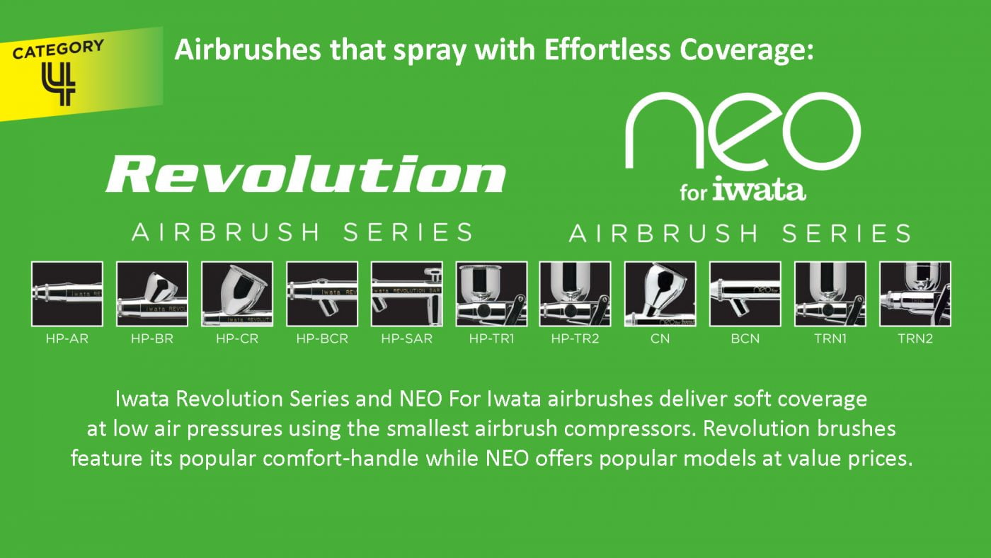 Revolution Neo airbrushes