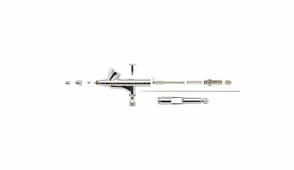 Iwata High Performance HP-B Plus Gravity Feed Dual Action Airbrush - Image 2